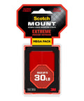 Extreme Double Sided Mounting Strips Mega Pack 1 Inch By 3 Inch Tape Holds Up To 30 Lbs Indoor Or Outdoor Use 48 Strips