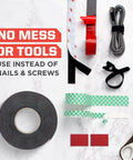 Extreme Double Sided Mounting Strips Mega Pack 1 Inch By 3 Inch Tape Holds Up To 30 Lbs Indoor Or Outdoor Use 48 Strips