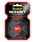 Package of Extreme Double Sided Mounting Tape 414H, 1x60 inch, heavy duty, weather resistant, for wood, metal, concrete.