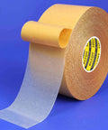 Heavy Duty Double Sided Mounting Tape 2 Inch By 66 Feet With Fiberglass Mesh, Ultra Sticky Clear Adhesive for Walls and Surfaces