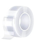 Heavy Duty Double Sided Mounting Tape Clear Removable For Walls Carpets Rugs And Posters 9.84 Foot Long And 1.18 Inch Wide