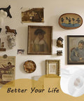 Double Sided Heavy Duty Adhesive Tape For Hanging Decorations And Lights Indoors Or Outdoors Ultra Strong Nano Tape displayed with framed pictures on wall
