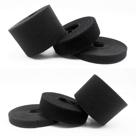 Double Sided Hook And Loop Straps For Quick Wrap Cable Bundling And Organization Heavy Duty 2 Inch Wide Self Gripping Nylon