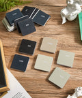 Double Sided Sanding Pads Kit 30 Pcs 2x2 In For Plastic And Acrylic Grit 320 600 spread on wooden surface