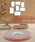 Heavy Duty Double Sided Tape 0.39 Inch By 108 Feet Waterproof Foam Mounting Adhesive for wall decor installation in room