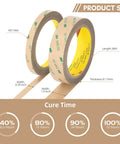 Heavy Duty Double Sided Tape 0.39 Inch By 36 Feet Clear Mounting Tape With 300LSE Acrylic Adhesive for crafts and repairs