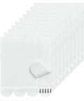 Heavy Duty Removable Double Sided Tape 40 Pack For Picture Hanging Strips Damage Free Mounting Tape Wall Adhesive For Posters Rugs Carpets Art Crafts Scrapbooks And Projects, showing a stack of white tape strips with a peeled corner.