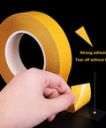 Ultra Thin Heavy Duty Double Sided Tape 2 Inch By 66 Feet Clear Mounting Tape For Walls Woodworking Crafts Arts Fabric