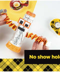 Person crafting with Clear Double Sided Tape 1/2 Inch By 36 Yards With A 3 Inch Core Permanent Adhesive On Both Sides.