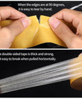 Heavy Duty Double Sided Tape For Crafts And Home Decor, Ultra Clear Adhesive For Photos, Rugs, 0.5 Inch By 66 Feet in use