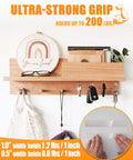 Heavy Duty Double Sided Tape Two Rolls Total Twenty Feet Removable Clear Nano Adhesive For Hanging Posters Rugs Pictures Indoor Outdoor Use Strong Mounting Tape For Office Decor And Crafts holding shelf
