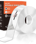 Double Sided Tape Heavy Duty Mounting Tape 1.18 Inch By 10 Feet Nano Adhesive For Wall Decor with clear acrylic gel roll