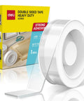 Heavy Duty Double Sided Tape Nano Tech Adhesive For Mounting Clear Acrylic Mounting Tape 10 Feet roll with packaging box