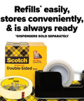 Double Sided Tape For Gift Wrapping And Crafts, Snaps On Quick For Holiday Gift Wrap, Bags, Scrapbooking And School Projects