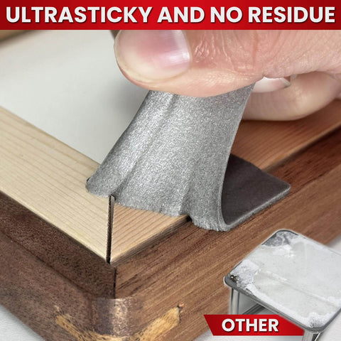 Installing UltraSticky Heavy Duty Double Sided Mounting Tape Pads 56 Pieces 2x1.18 Inch Rectangles Heat Resistant 1.5mm Thick