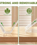 Close-up of Heavy Duty Double Sided Tape For Walls Mounting Removable Clear Adhesive Strips showing powerful grip and residue-free use