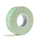 Roll of double sided urethane foam tape with super sticky acrylic adhesive for bonding, 1 inch by 5 yard, white, for textured surfaces