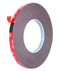 Heavy Duty Double Sided Tape Waterproof Foam Mounting Tape 36.5 Ft Long 0.4 Inch Wide Built Tough High Temperature Resistant Adhesive