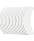 Stack of 108 Double Sided Wig Tape Strips for Wigs and Toupees, 3M 1522 Contour Tape with CC Curve, waterproof and transparent.
