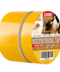 Double Sided Woodworking Tape For Wood Projects, 1 And 2 Inch By 33 Feet, 2 Rolls, No Residue, shown in packaging