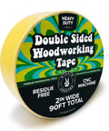 Double Sided Woodworking Tape, 2 Inch Wide, Heavy Duty Adhesive For CNC Machines And Routing Templates, 90 Feet Long