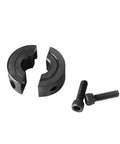 Sinoblu 45 Steel Double Split Shaft Collar 3/4" inch ID 1 1/2" inch OD 1/2" Thickness Two-Piece Clamping Collar with screws