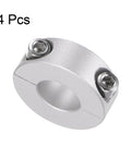 4pcs Double Split Shaft Collar for 16mm Shaft Set Screw Clamp-On Collars, 35mm OD, 12mm Width, front view