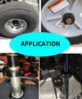 Various applications of a double split shaft collar with set screws in carbon steel, tight hold on 1.625 inch shafts.