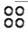 Double Split Shaft Collar With Set Screws In Carbon Steel Includes Allen Wrench For Heavy Duty Machinery And Industrial Use One And Three Quarters Inch Shaft Clamp Delivers Pro Grade Holding Power, Uniform Clamping, And Minimal Shaft Distortion.