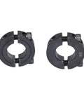 Two Piece Clamping Shaft Collar Three Quarters Inch Double Split Set Screw Style Carbon Steel Bore by KZNANZN, front view