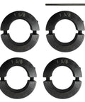 Double Split Shaft Collar With Set Screws In Carbon Steel, Includes Allen Wrench, Heavy Duty Clamp for 1.625 Inch Shafts