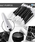 Double Tipped Foam Cleaning Swabs With Spiral Head used in electronics, close-up of 3.2 mm head, pack of 200, AAwipes D7230BLK