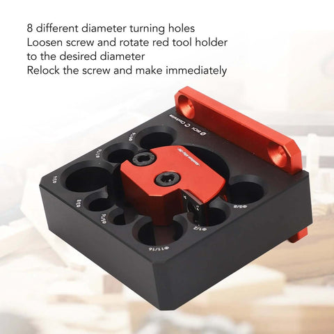 Dowel Maker Jig Kit For Woodworking That Diyers Love Electric Drill Dowel Cutter With Eight Hole Guide Adjustable