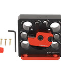 Dowel Maker Jig Kit For Woodworking That Diyers Love Electric Drill Dowel Cutter With Eight Hole Guide, screws, hex key.