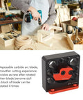 Dowel Maker Jig Kit For Woodworking That Diyers Love Electric Drill Dowel Cutter With Eight Hole Guide Adjustable Five Sixteenth To Three Quarter Inch Dowel Plate Carbide Inserts For Smooth Cuts And Long Lasting Performance shown in action in workshop