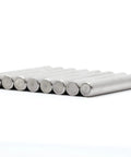 DIY Ready Replacement Dowel Pins for IKEA IVAR Bookcase Shelving System 6x40mm Plated Steel Pegs Pack Of 8, aligned horizontally.