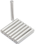 DIY Ready Replacement Dowel Pins for IKEA IVAR Bookcase Shelving System 6x40mm Plated Steel Pegs Pack Of 8 on white background