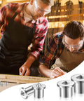 Dowel And Tenon Center Transfer Plugs For Dowel Centers And Doweling Pins Twenty Piece Drill Hole Tool Set for woodworking joinery