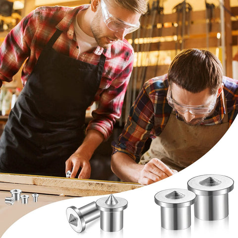 Dowel And Tenon Center Transfer Plugs For Dowel Centers And Doweling Pins Twenty Piece Drill Hole Tool Set for woodworking joinery