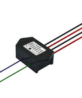 DPST Relay Module 8A 250VAC 30VDC Output With 1NO 1NC, 12V AC DC Control Voltage, Compact Plastic Case, LED Indicator For Real Time Actuation