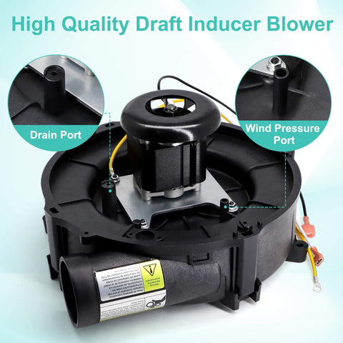 Furnace Draft Inducer Blower Motor Assembly Drop In Replacement For Goodman Furnaces Replaces 0171M00001S 22307501