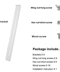 Drawer Repair Kit - Used to Reinforce and Repair Wooden/MDF/Chipboard Drawers Cabinet Reinforcement Heavy Duty Steel Hardware Includes Screws