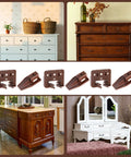 10 Piece Drawer Slide Track Guides for Center Mount Drawers in dressers, nightstands, and chests
