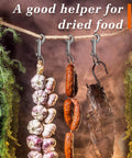 20 Pieces 3.5 Inch Double Ended Bolt Snap Hooks Zinc Alloy With Double Trigger Chain Metal Clips used for hanging dried food.