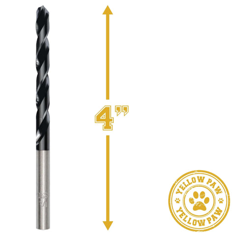 3 Pack 1/4 Inch Drill Bit Set With Industrial Grade M35 Cobalt TiAlN Coating For Metalworking 4 Inch Total Length