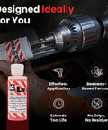 metal drilling gel lubricant for enhanced drilling and tapping