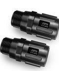 Drip Irrigation Pressure Regulator 25 PSI Three Quarter Inch Hose Thread Irrigation Reducer 2 Pack for garden systems