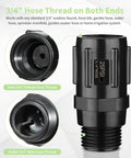 Pressure Regulator 25 PSI Three Quarter Inch FHT to Three Quarter Inch MHT Low Flow Valve for Drip Irrigation Systems, product image