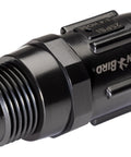 Drip Irrigation Pressure Regulator 25 PSI For Garden Hoses And Drip Lines Three Quarter Inch Female Hose Thread To Three Quarter Inch Male Hose Thread 20 GPM Flow Rugged UV Protected Body Easy Connect To Faucets And Components Rain Bird HT07525PSI