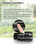Drip Irrigation Pressure Regulator 25 PSI Three Quarter Inch Hose Thread Irrigation Pressure Reducer with troubleshooting guide